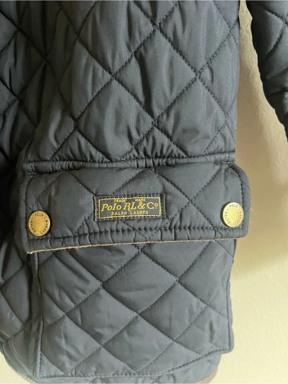 Ralph Lauren kids Quilted Navy Jacket